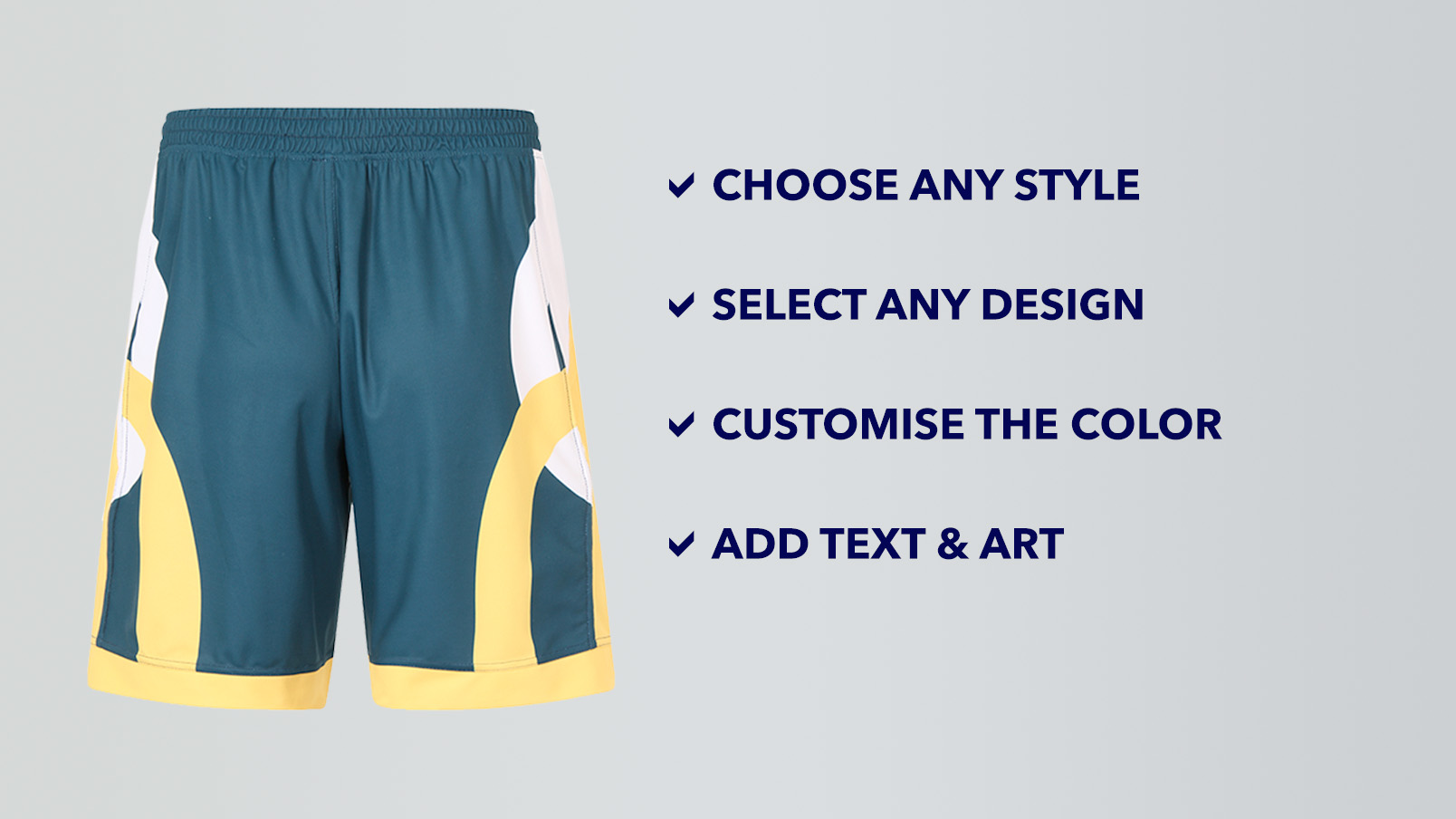 Design your own store basketball shorts